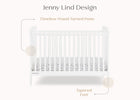 Bianca White (130) 6-Lily 4-in-1 Convertible Crib