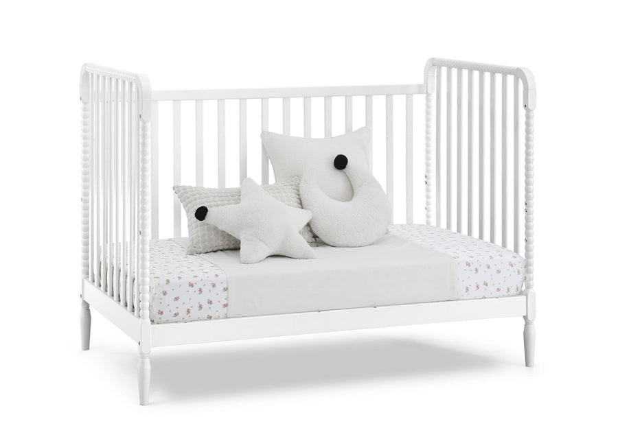 Bianca White (130) 12-Lily 4-in-1 Convertible Crib