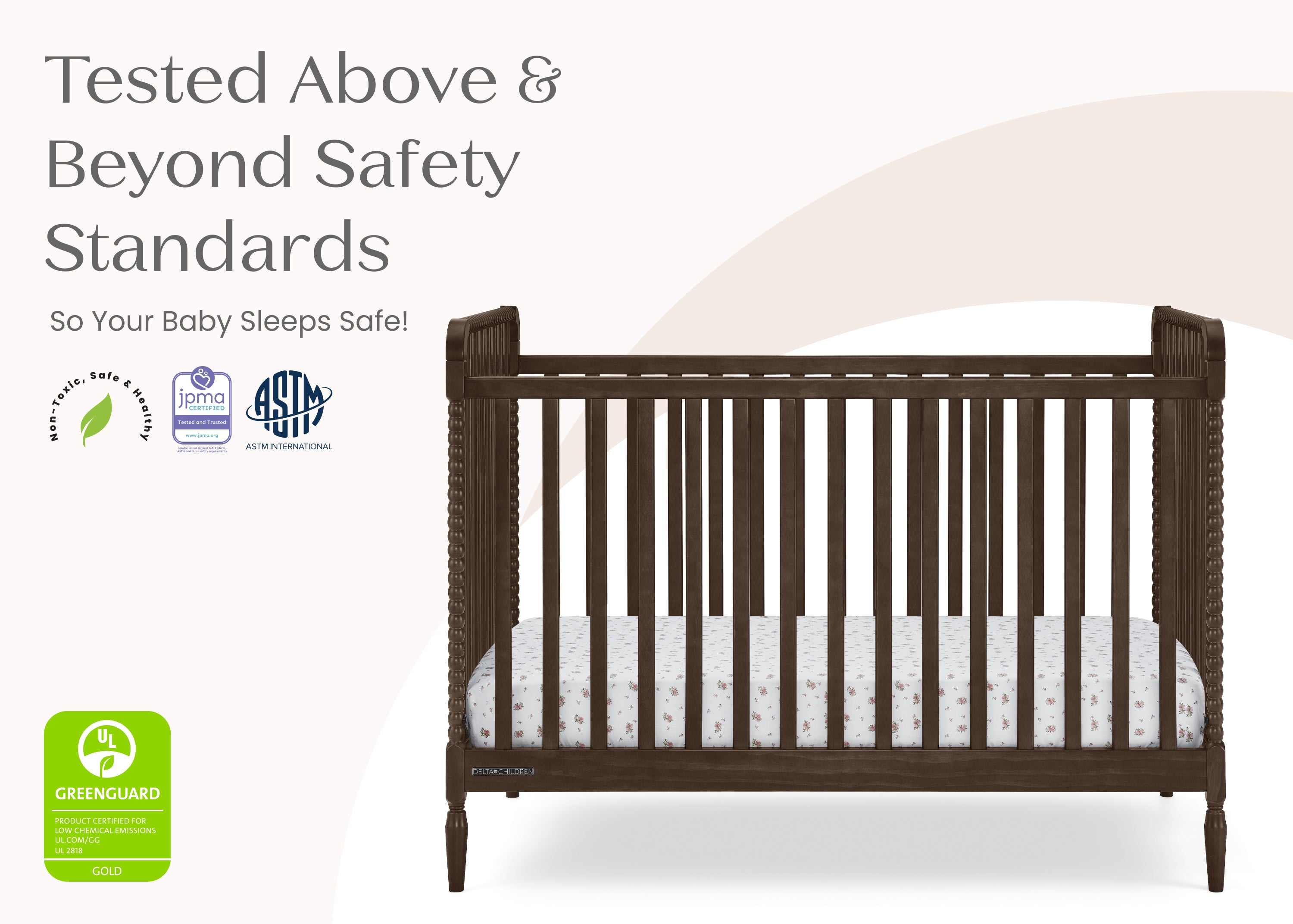 Lily 4-in-1 Convertible Crib | Delta Children