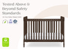 Walnut Espresso (1324) 22-Lily 4-in-1 Convertible Crib