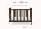 Walnut Espresso (1324) 20-Lily 4-in-1 Convertible Crib