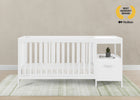 Bianca White (130) 2-Alice 5-in-1 Convertible Crib and Changer