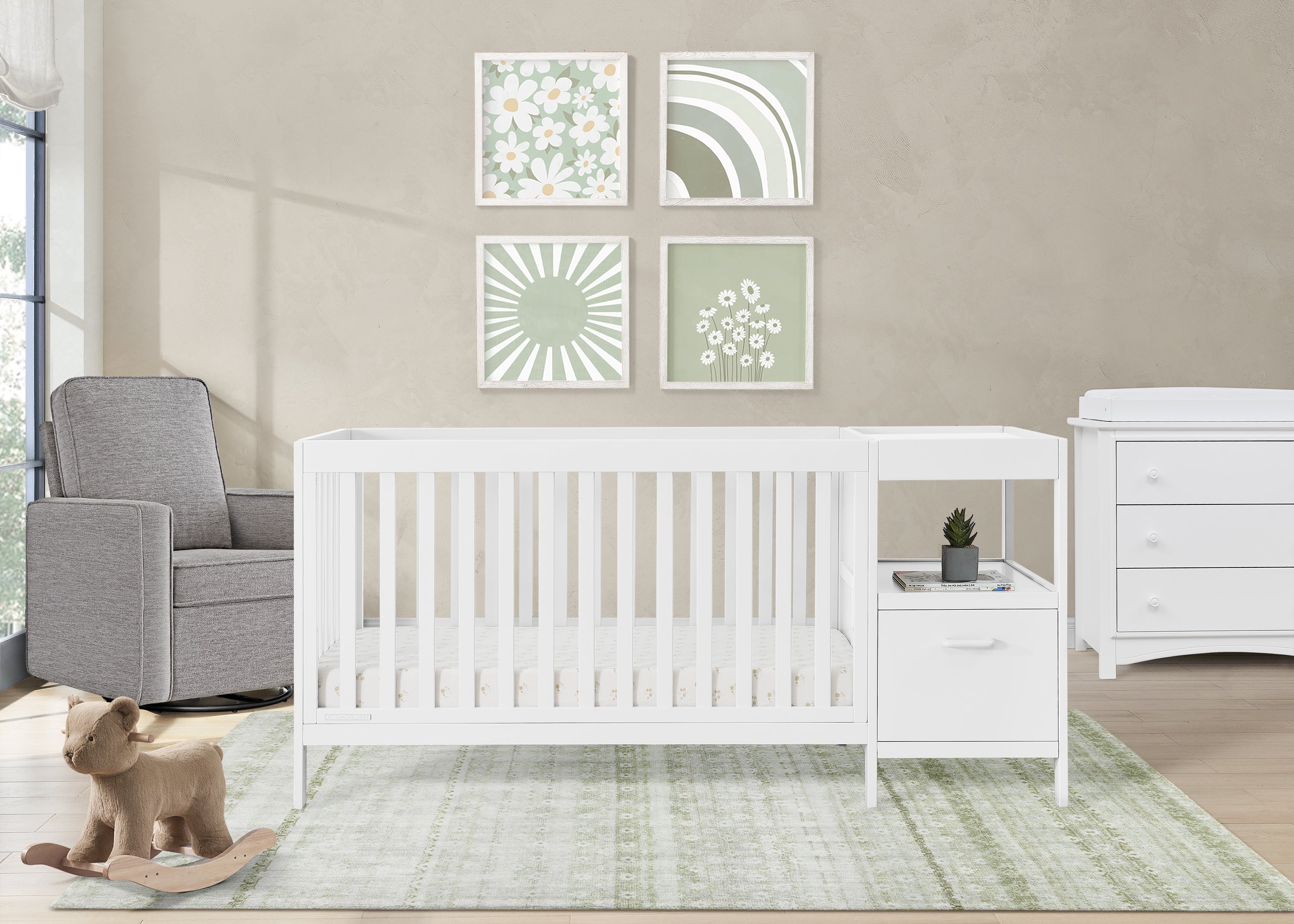 Complete The Look for Alice 5-in-1 Convertible Crib and Changer