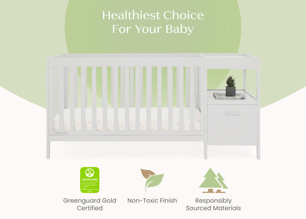 Alice 5-in-1 Convertible Crib and Changer Delta Children