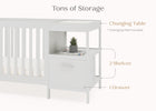 Moonstruck Grey (1351) 22-Alice 5-in-1 Convertible Crib and Changer