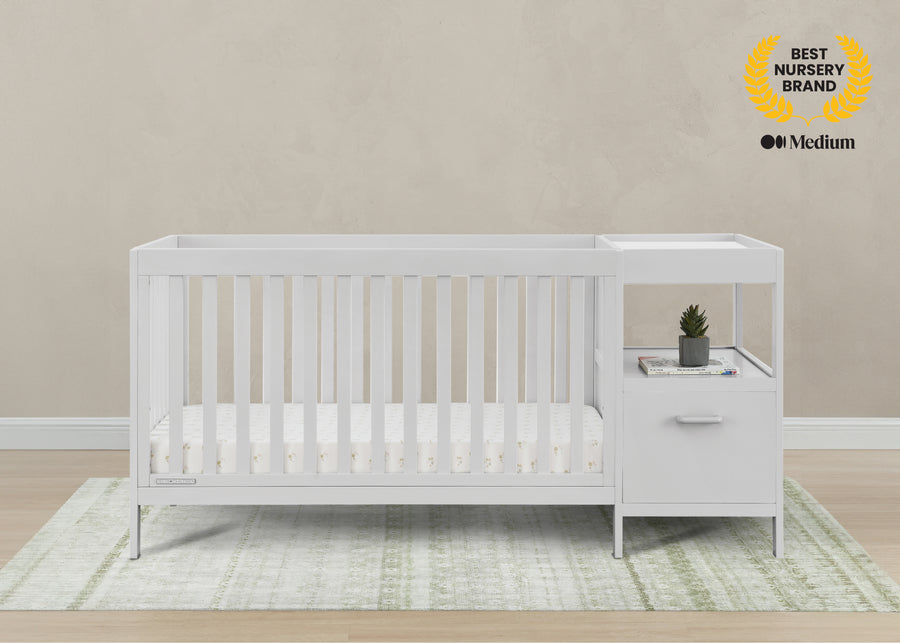Moonstruck Grey (1351) 18-Alice 5-in-1 Convertible Crib and Changer