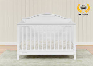 Bianca White (130) 18-Phoebe 6-in-1 Convertible Crib