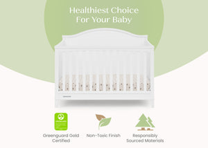 Bianca White (130) 20-Phoebe 6-in-1 Convertible Crib
