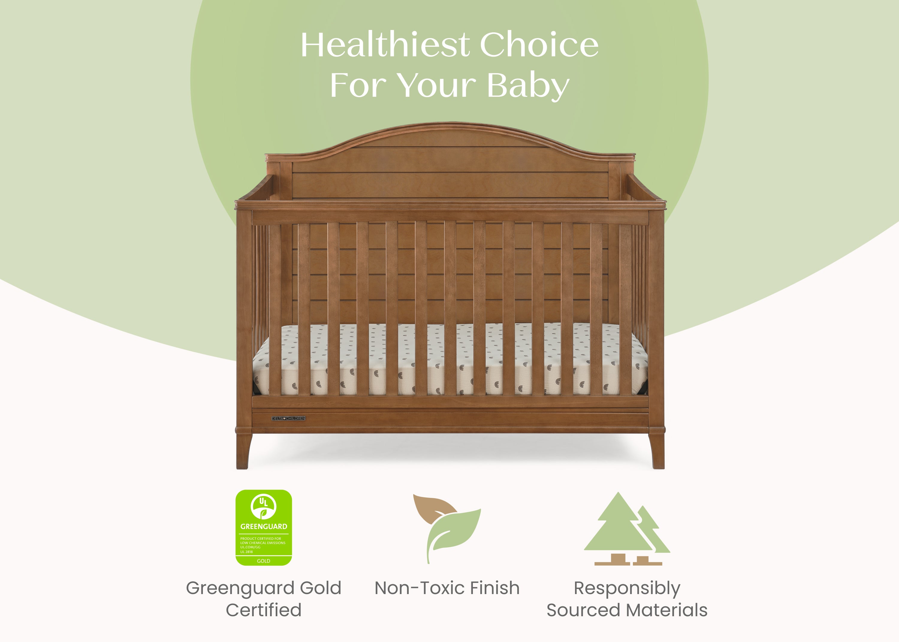 Phoebe 6-in-1 Convertible Crib | Delta Children
