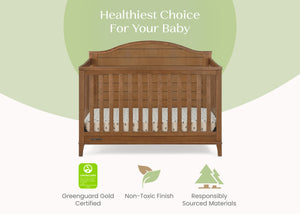 Chestnut (836) 5-Phoebe 6-in-1 Convertible Crib