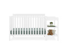 Bianca White (130) 25-Ellie 5-in-1 Convertible Crib and Changer