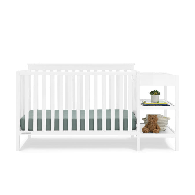 DCB: Bianca White (130) 31-Ellie 5-in-1 Convertible Crib and Changer