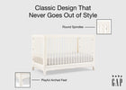Antique White (1545) 18-babyGap Wren 4-in-1 Convertible Crib