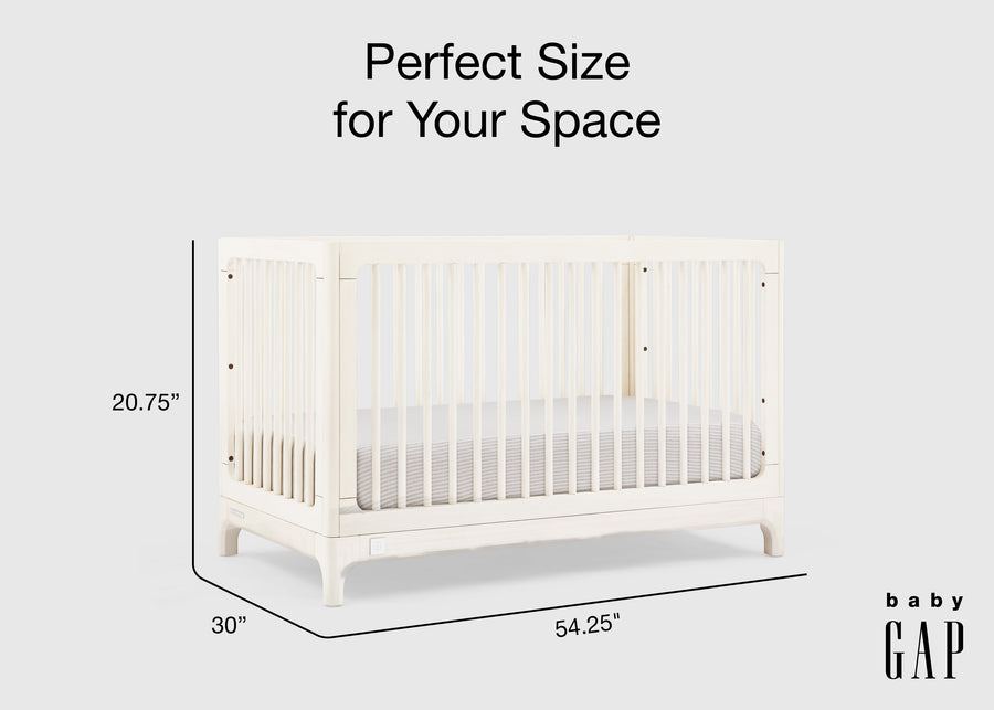 Antique White (1545) 20-babyGap Wren 4-in-1 Convertible Crib
