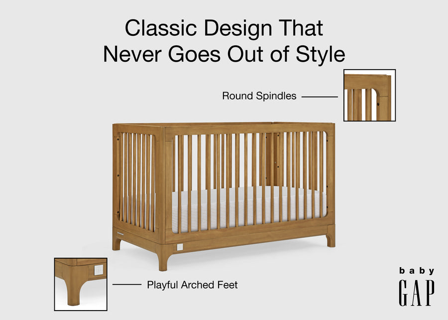 Acorn (755) 4-babyGap Wren 4-in-1 Convertible Crib