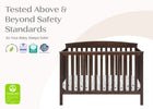 Walnut Espresso (1324) 42-Hanover 6-in-1 Convertible Baby Crib
