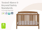 Chestnut (836) 59-Hanover 6-in-1 Convertible Baby Crib