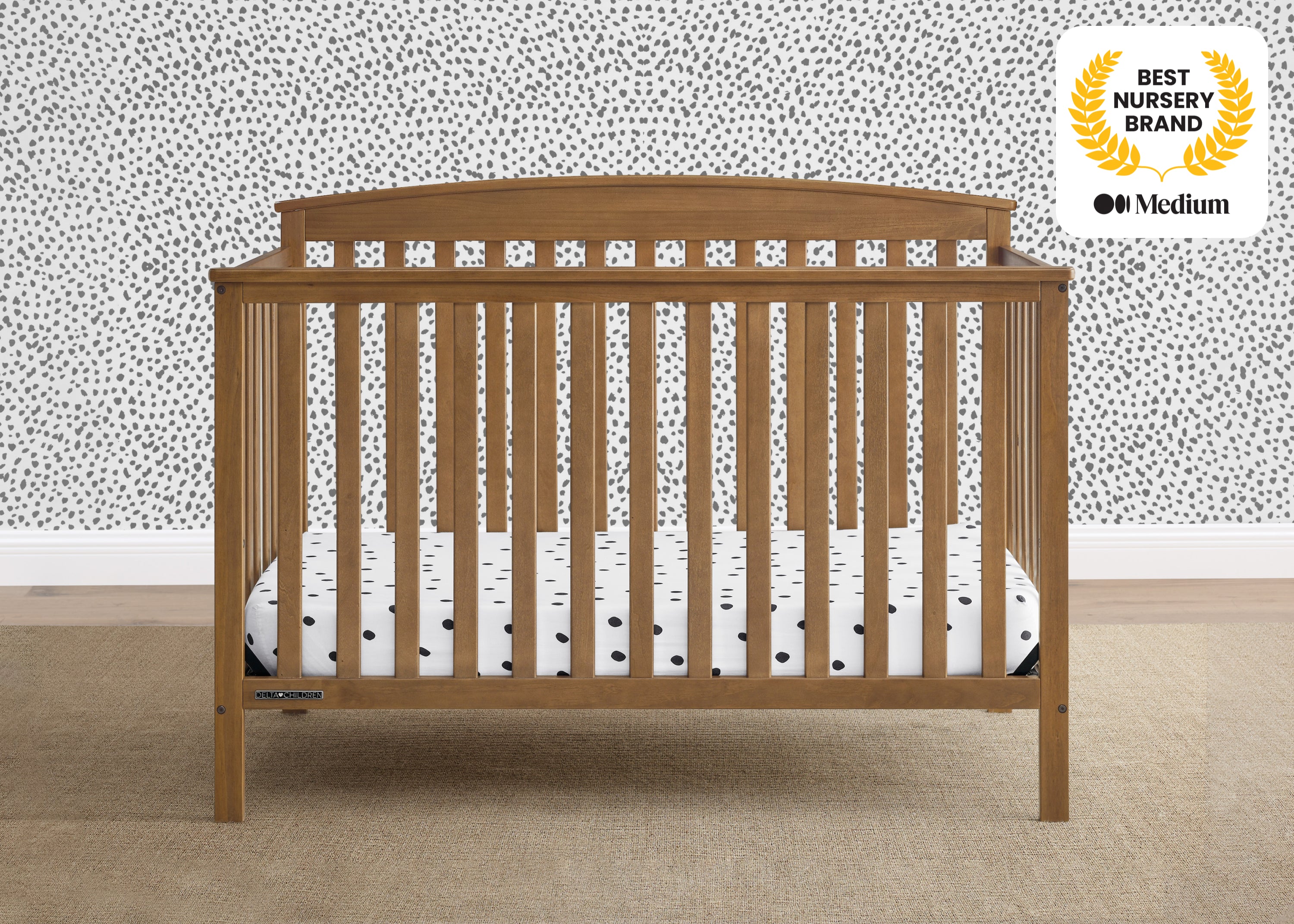 Hanover 6-in-1 Convertible Baby Crib - Thumbnail 2