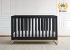 Ebony with Melted Bronze (1500) 18-Jade 4-in-1 Convertible Crib