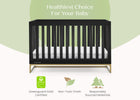Ebony with Melted Bronze (1500) 20-Jade 4-in-1 Convertible Crib
