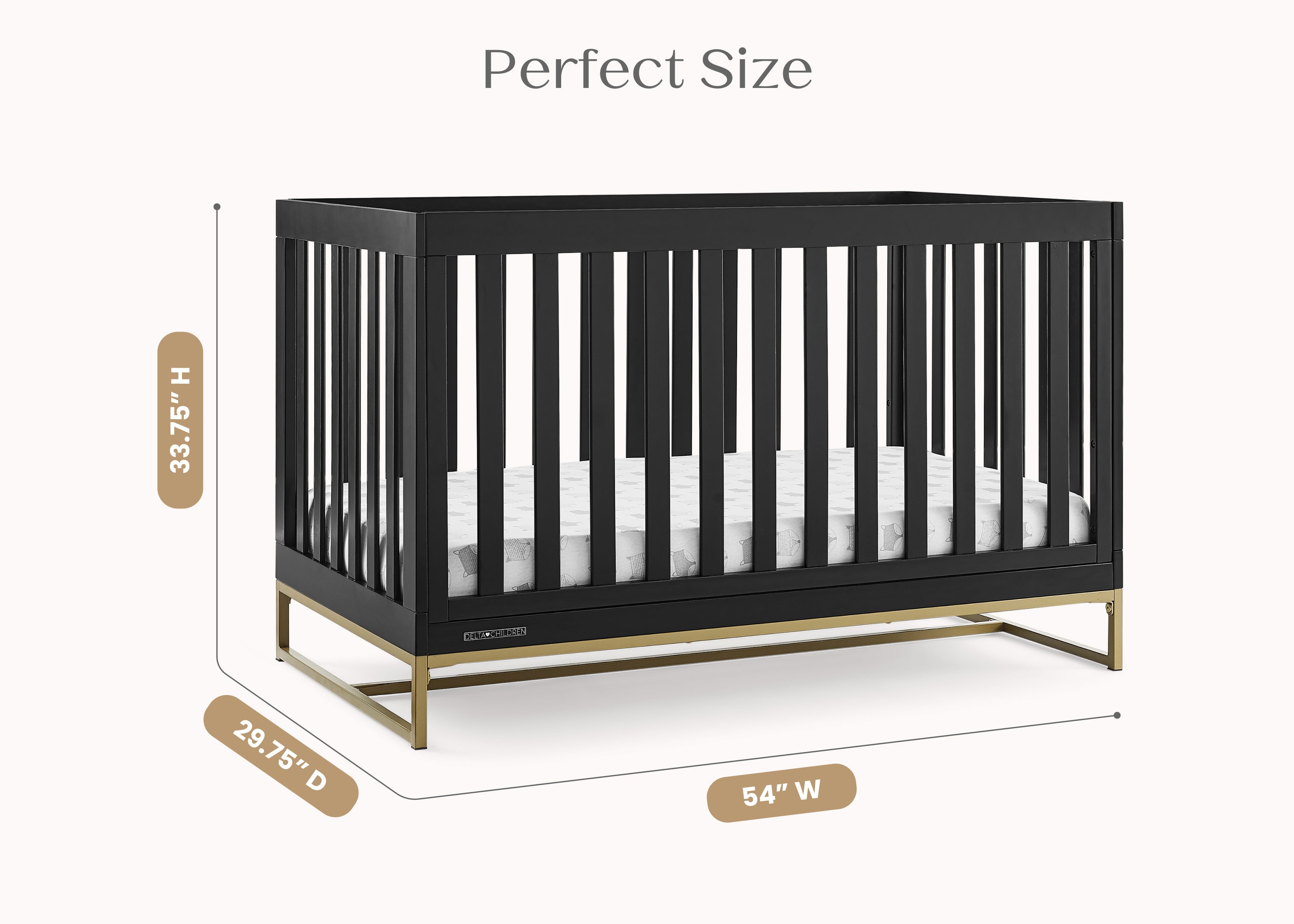 Jade 4-in-1 Convertible Crib - Delta Children
