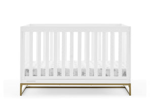 Bianca White with Melted Bronze (186) 24-Jade 4-in-1 Convertible Crib