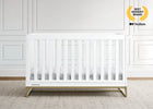 Bianca White with Melted Bronze (186) 2-Jade 4-in-1 Convertible Crib
