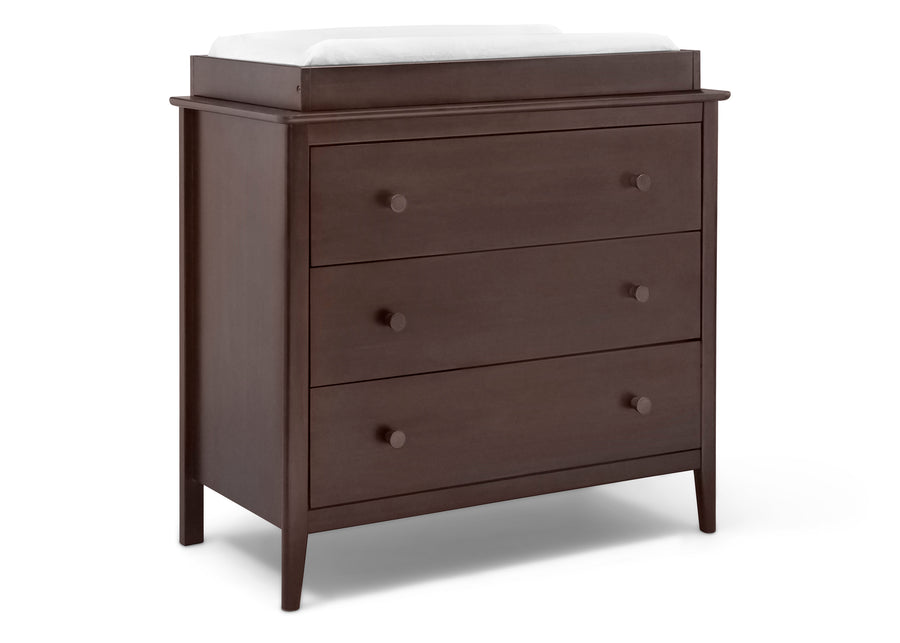 Walnut Espresso (1324) 8-Casey 3 Drawer Dresser