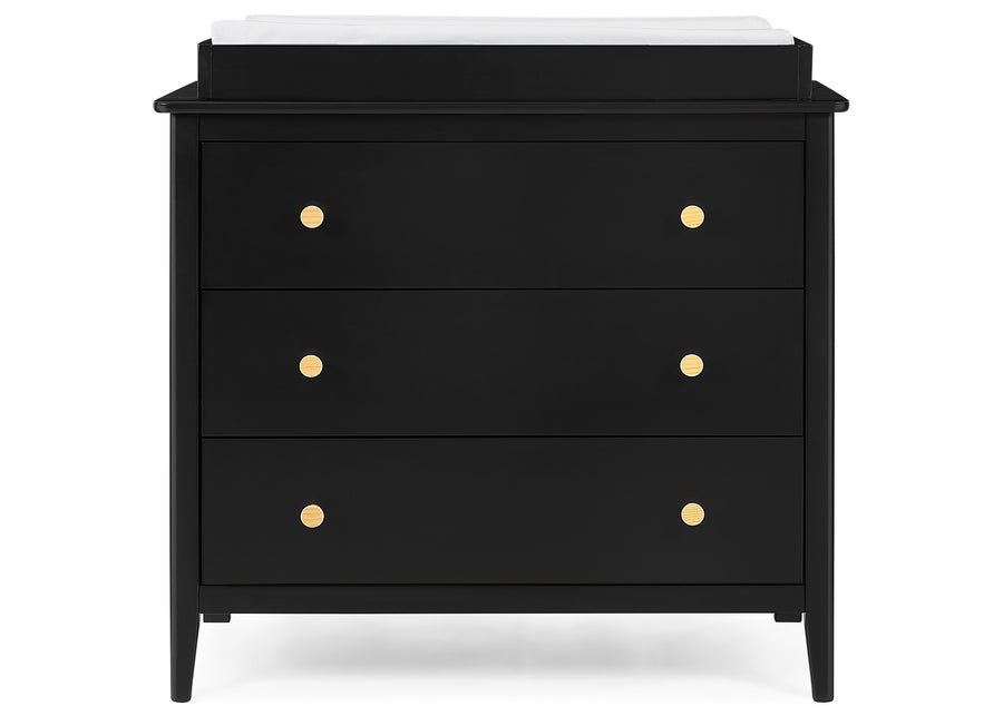 Ebony with Natural (1482) 13-Casey 3 Drawer Dresser