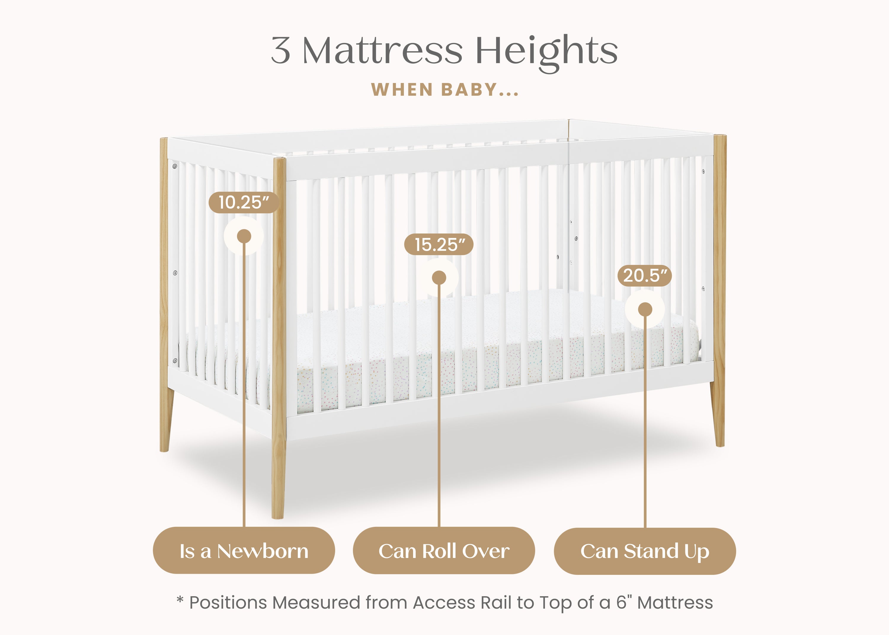 Casey 6-in-1 Convertible Crib - Delta Children