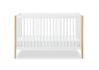 Bianca White with Natural (123) 46-Casey 6-in-1 Convertible Crib