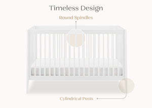 Bianca White (130) 25-Casey 6-in-1 Convertible Crib