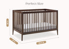 Walnut Espresso (1324) 63-Casey 6-in-1 Convertible Crib