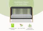 Charcoal Grey with Natural (1410) 4-Casey 6-in-1 Convertible Crib
