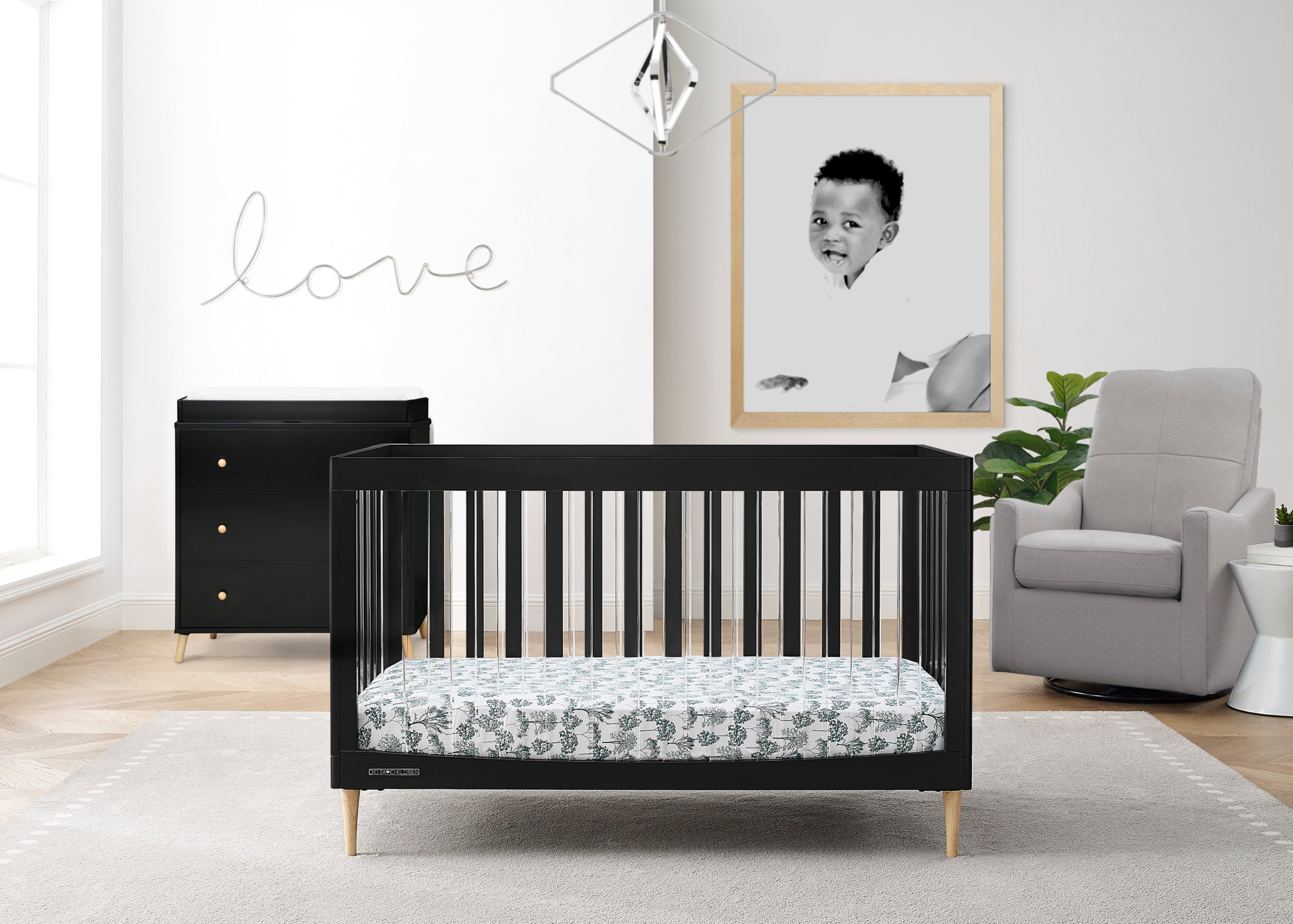 Complete The Look for Austin Acrylic 4-in-1 Convertible Crib