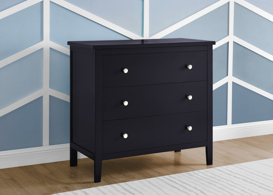 Midnight Grey (1360) 1-Campbell 3 Drawer Dresser