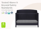 Midnight Grey (1360) 15-Campbell 6-in-1 Convertible Crib