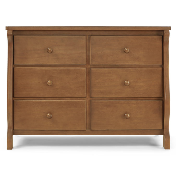 DCB: Chestnut (836) 33-Canton / Eclipse 6 Drawer Dresser with Interlocking Drawers
