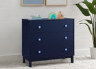 Navy with Light Blue (1476) 1-babyGap Legacy 3 Drawer Dresser with Interlocking Drawers