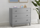 Grey with Dark Grey (1478) 9-babyGap Legacy 3 Drawer Dresser