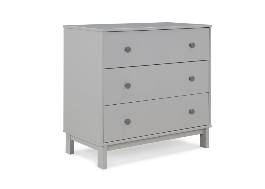 Grey with Dark Grey (1478) 11-babyGap Legacy 3 Drawer Dresser