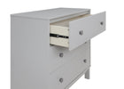 Grey with Dark Grey (1478) 12-babyGap Legacy 3 Drawer Dresser