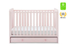 Blush Pink with Dark Pink (1480) 2-babyGap Graham 4-in-1 Convertible Crib with Storage Drawer