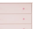 Blush Pink with Dark Pink (1480) 6-babyGap Legacy 3 Drawer Dresser