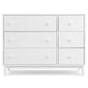 DCB: Bianca White (130) 6-babyGap Legacy 6 Drawer Dresser with Interlocking Drawers
