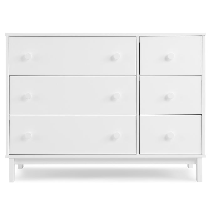 DCB: Bianca White (130) 6-babyGap Legacy 6 Drawer Dresser with Interlocking Drawers