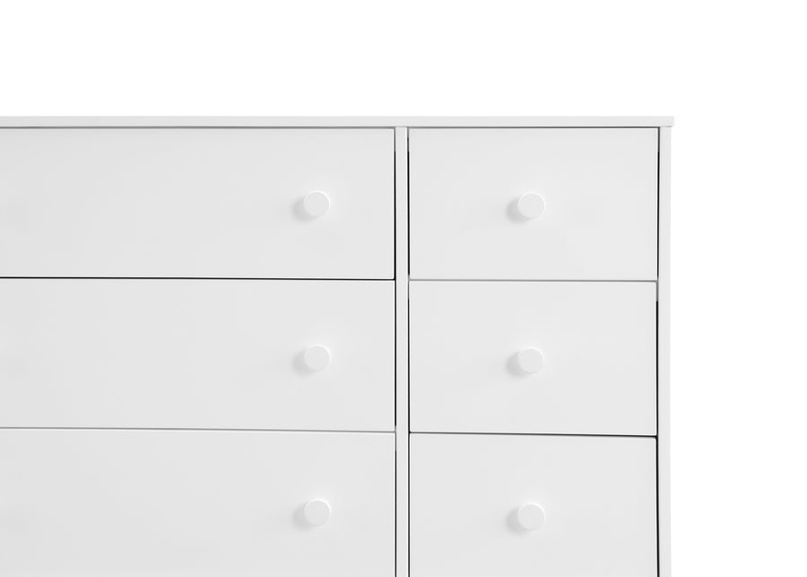 Bianca White (130) 5-babyGap Legacy 6 Drawer Dresser with Interlocking Drawers