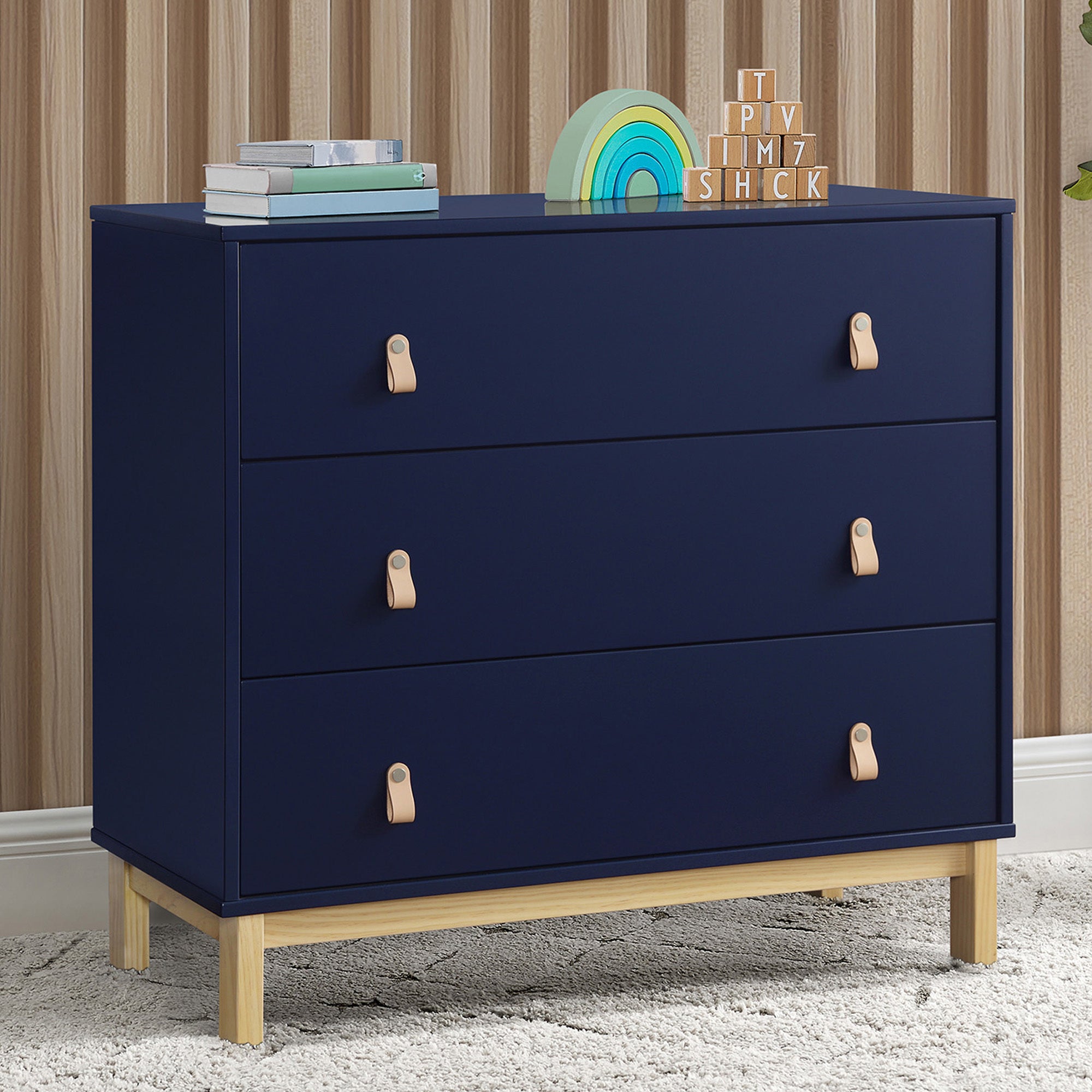 babyGap Legacy 3 Drawer Dresser with Leather Pulls - Delta Children
