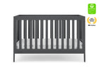 Charcoal Grey (029) 2-Hayes 4-in-1 Convertible Crib