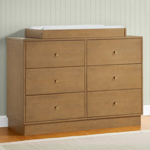 James 6 Drawer Dresser with Interlocking Drawers 7-James 6 Drawer Dresser with Interlocking Drawers
